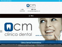 Tablet Screenshot of clinicadentaltorremolinos.net